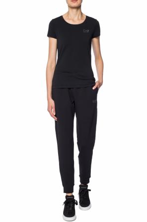 Sweatpants with sequinned logo, zdjęcie 2 Sweatpants with sequinned logo od EA7 Emporio Armani